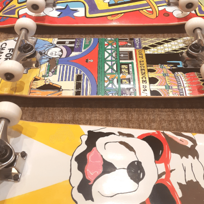 CSR skateboard team building